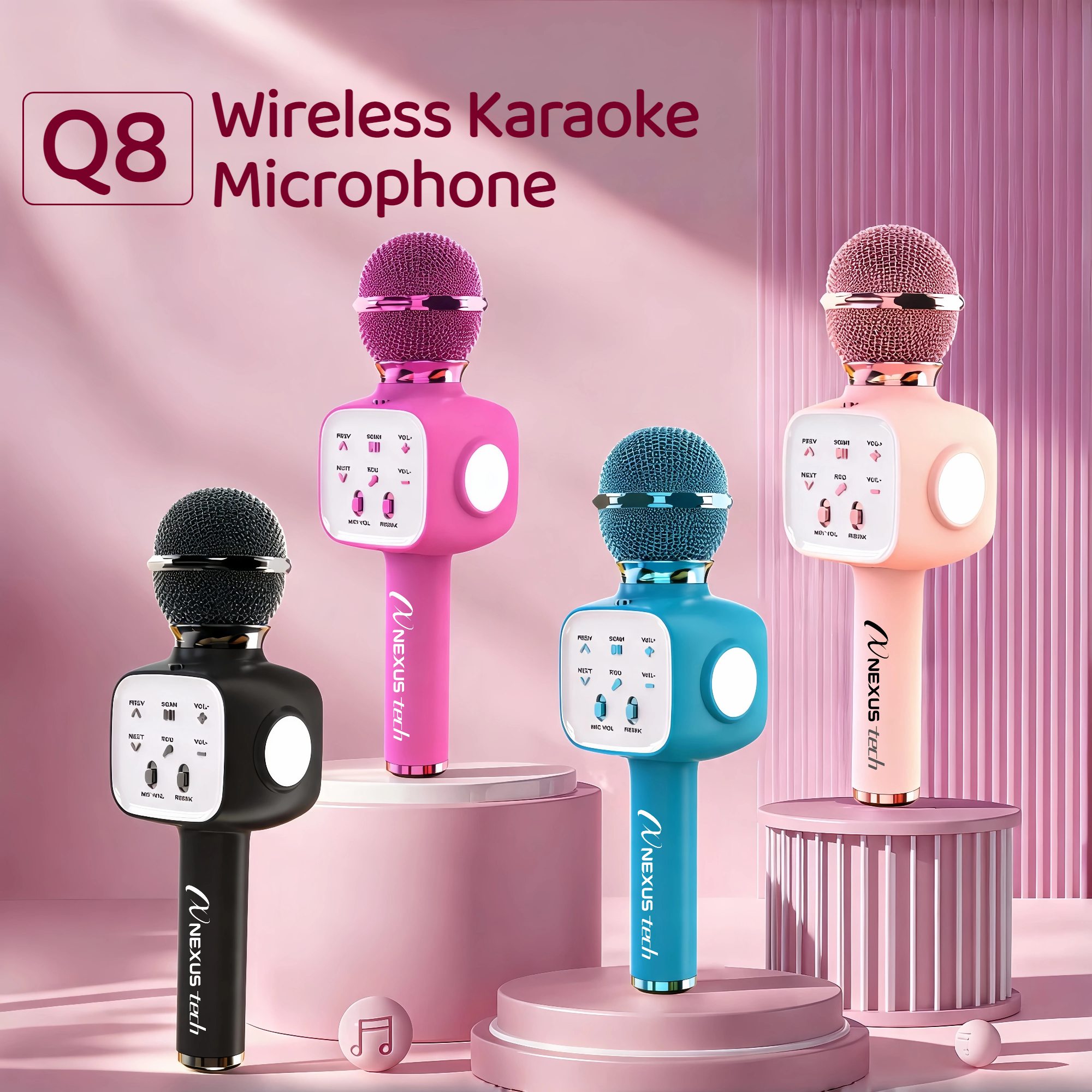 Rgb Light Strip - Wireless Bluetooth 5.2 Karaoke Microphone 5