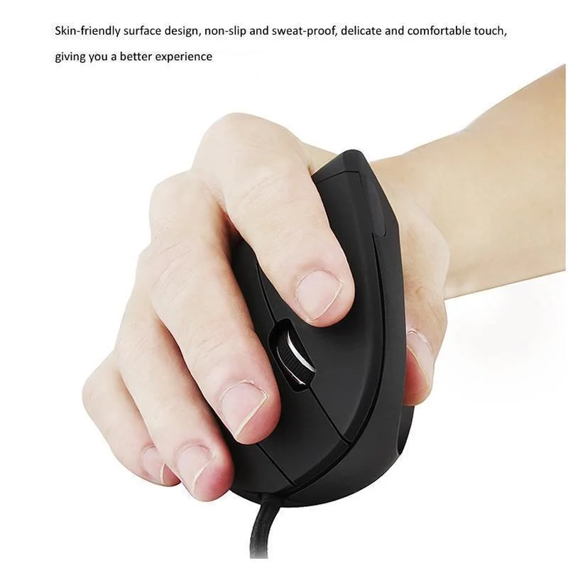 Ergonomic Vertical Right-Hand  - Mouse Bungee Holder recension och pris