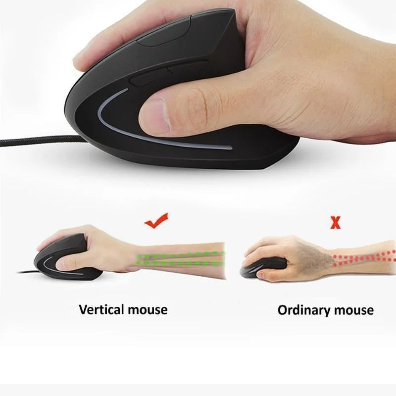 Ergonomic Vertical Right-Hand  - Mouse Bungee Holder recension och pris