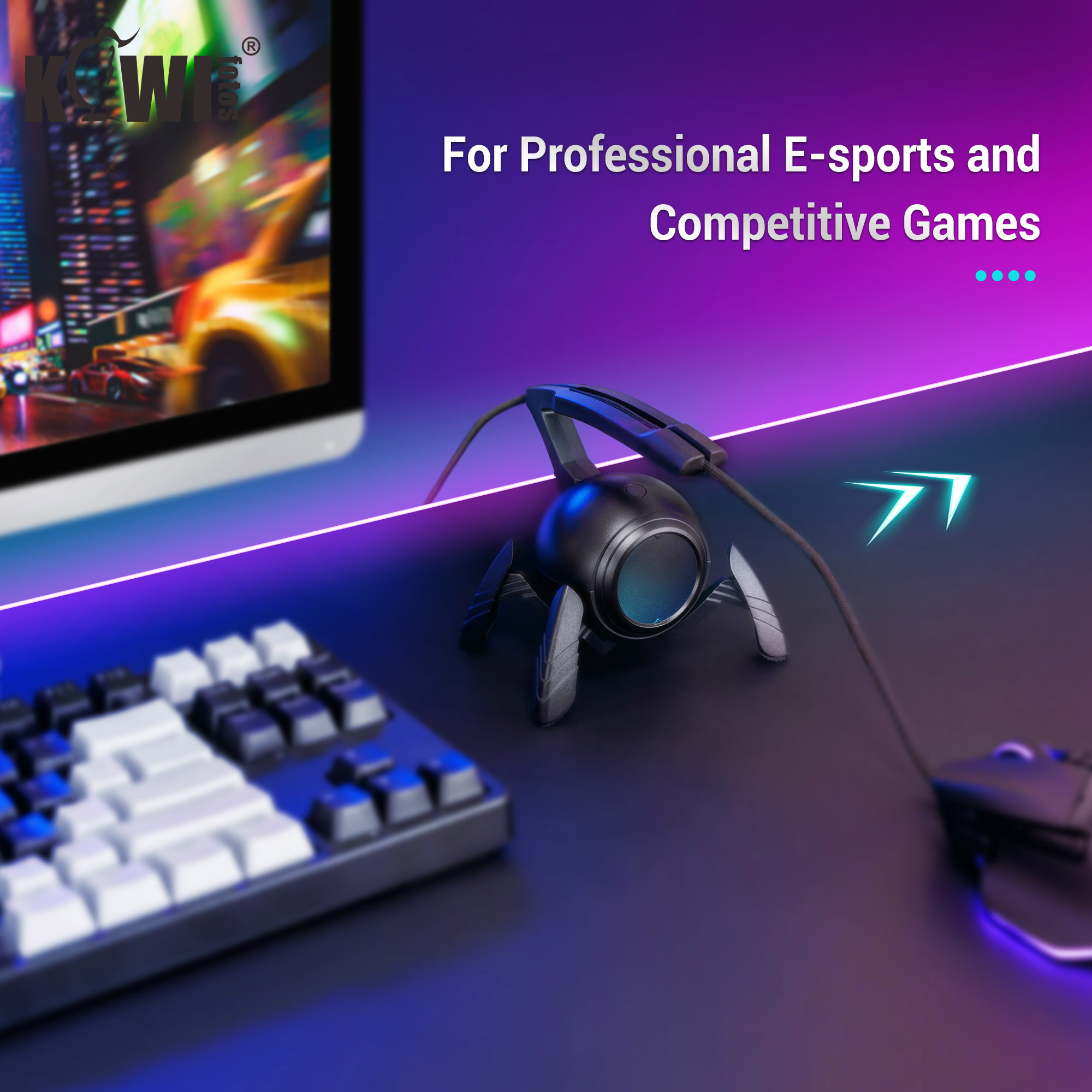 Mouse Cable Holder Gaming Mous - Mouse Bungee Holder recension och pris