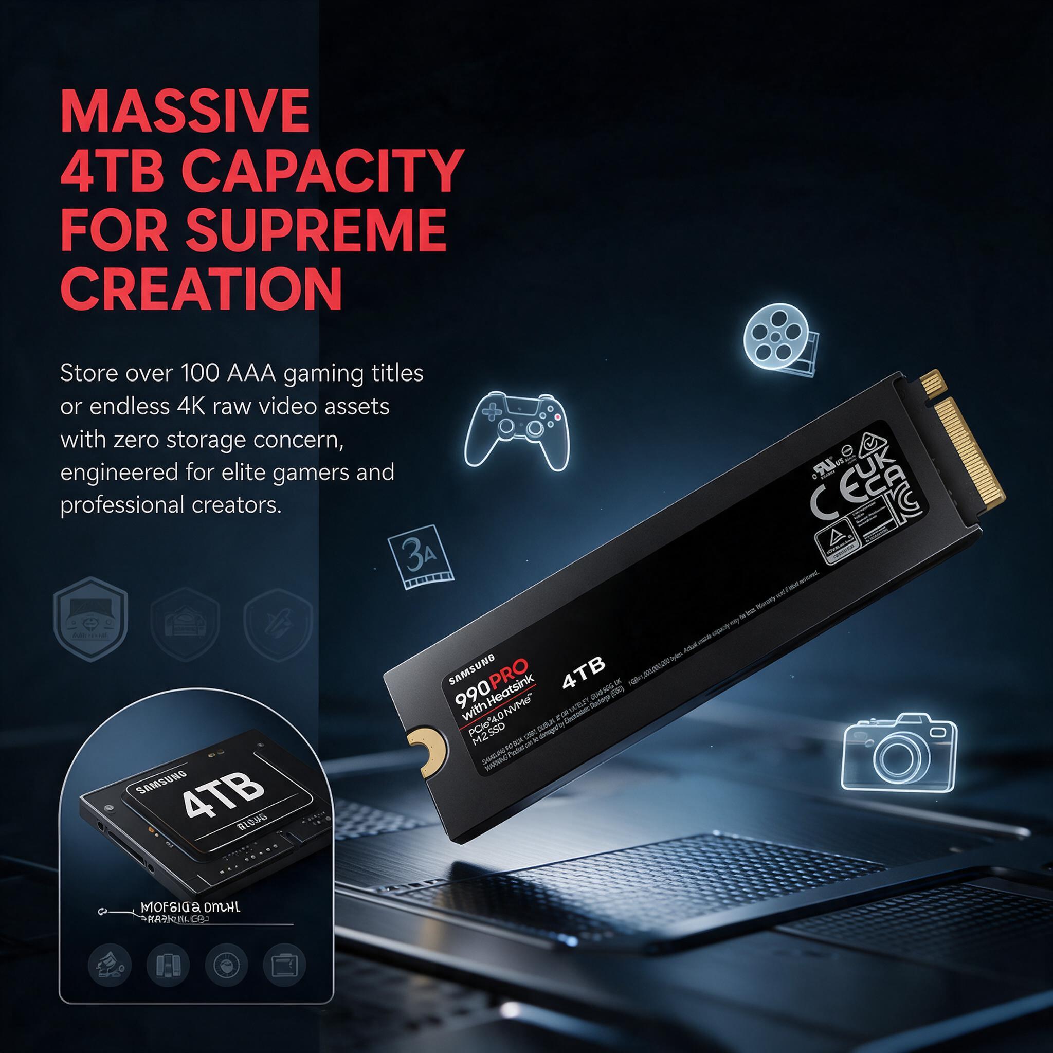 SAMSUNG 990 PRO with Heatsink  - Samsung Ssd 990 Pro recension och pris