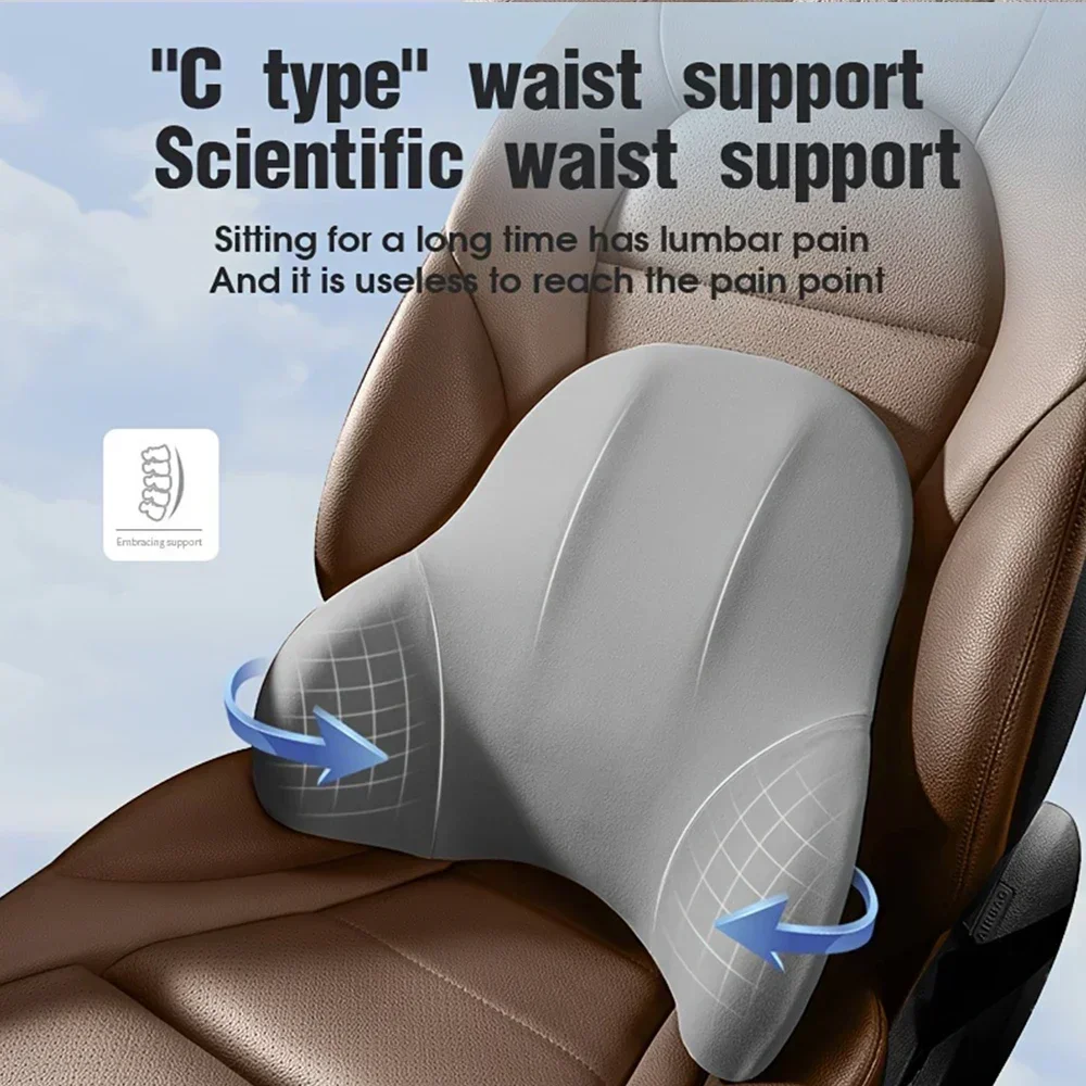 Ergonomic Car Headrest and Lum - Gaming Chair Lumbar Pillow recension och pris