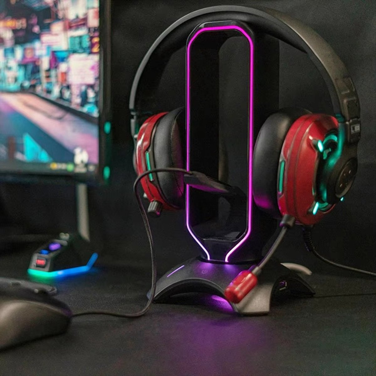 Stable- RGB Gaming Headphone S - Mouse Bungee Holder recension och pris