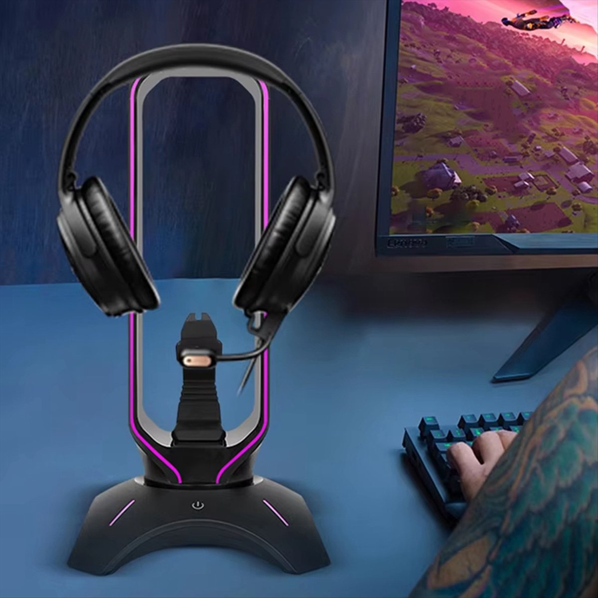 Stable- RGB Gaming Headphone S - Mouse Bungee Holder recension och pris