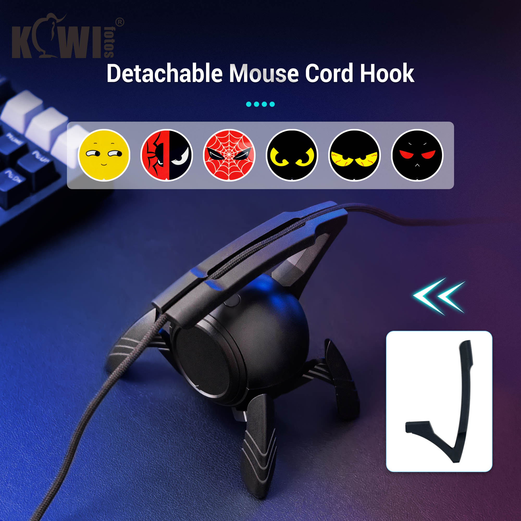 Mouse Cable Holder Gaming Mous - Mouse Bungee Holder recension och pris