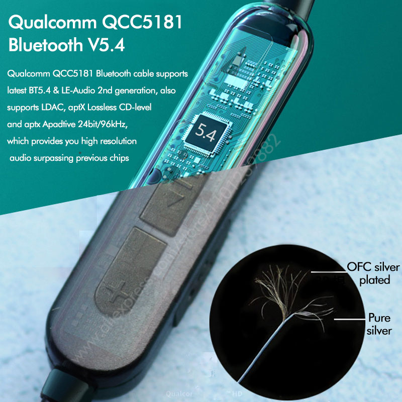 QCC5181 Bluetooth Cable LDAC a - Gaming Headset recension och pris