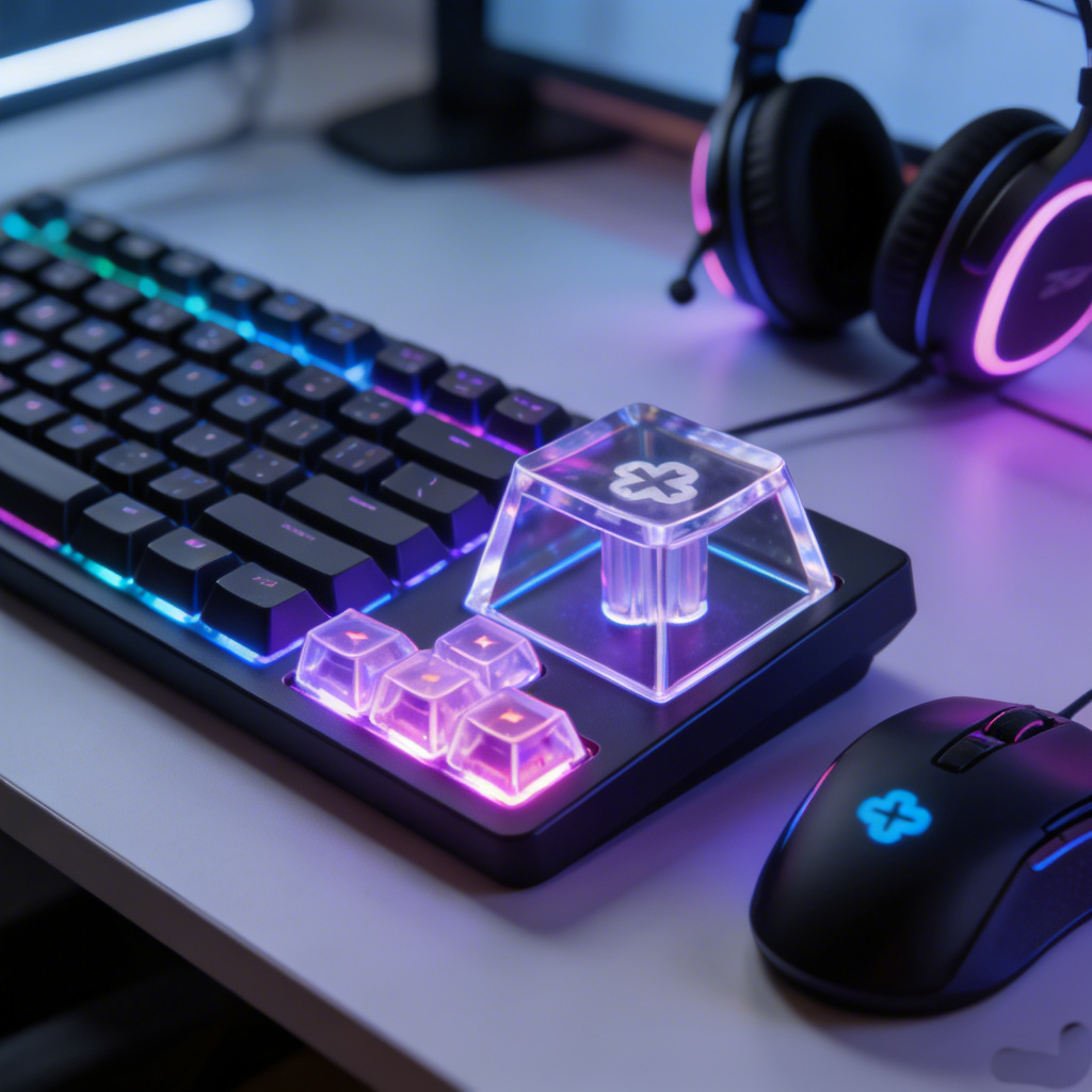 R4 Transparent ABS Keycaps for - Anti-Ghosting Keyboard recension och pris
