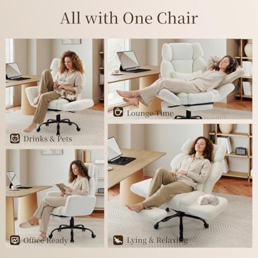 Office Chair with Flip Armrest - Gaming Chair Lumbar Pillow recension och pris