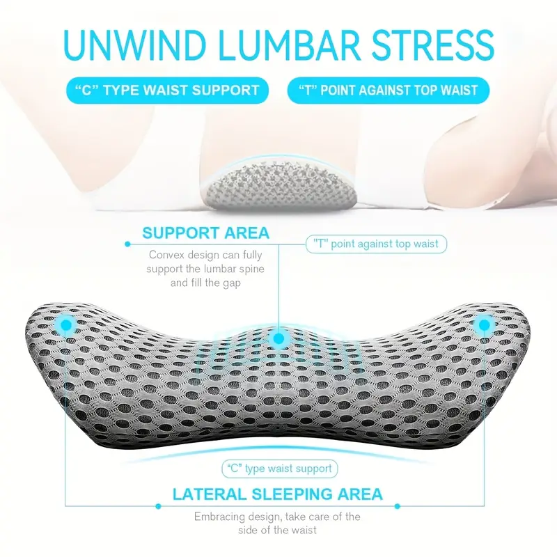 Ergonomic Memory Foam Lumbar P - Gaming Chair Lumbar Pillow recension och pris