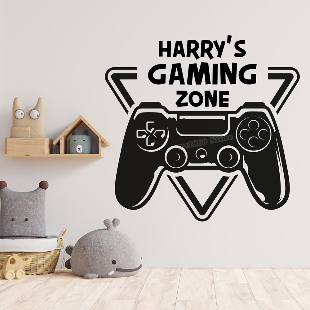 Custom Name Gaming Zone Wall D - Pc Gaming Quotes recension och pris
