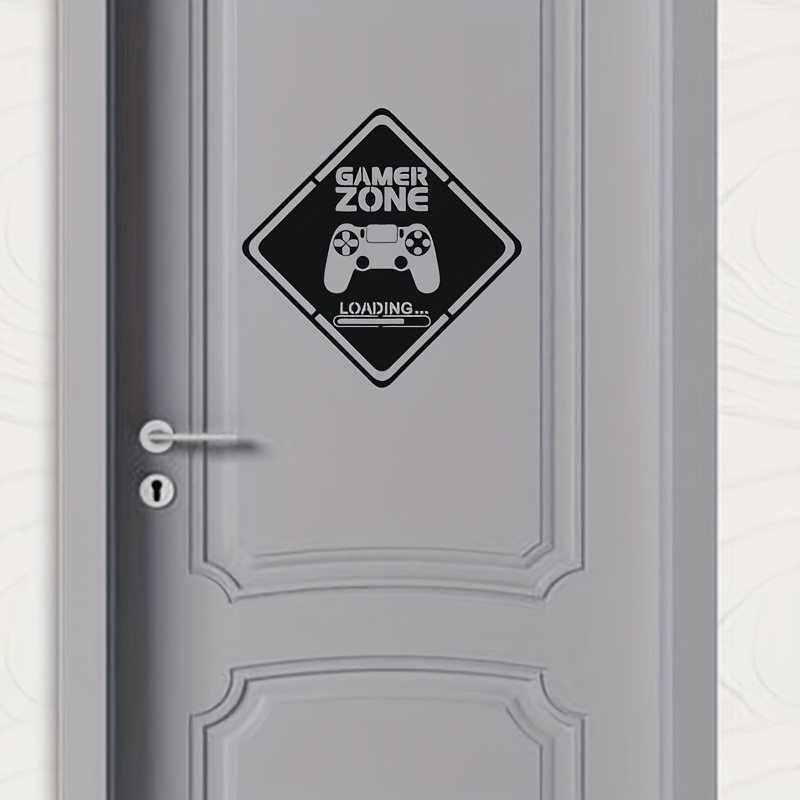1pc Gamer Zone Door Decal Wall - Pc Gaming Quotes recension och pris