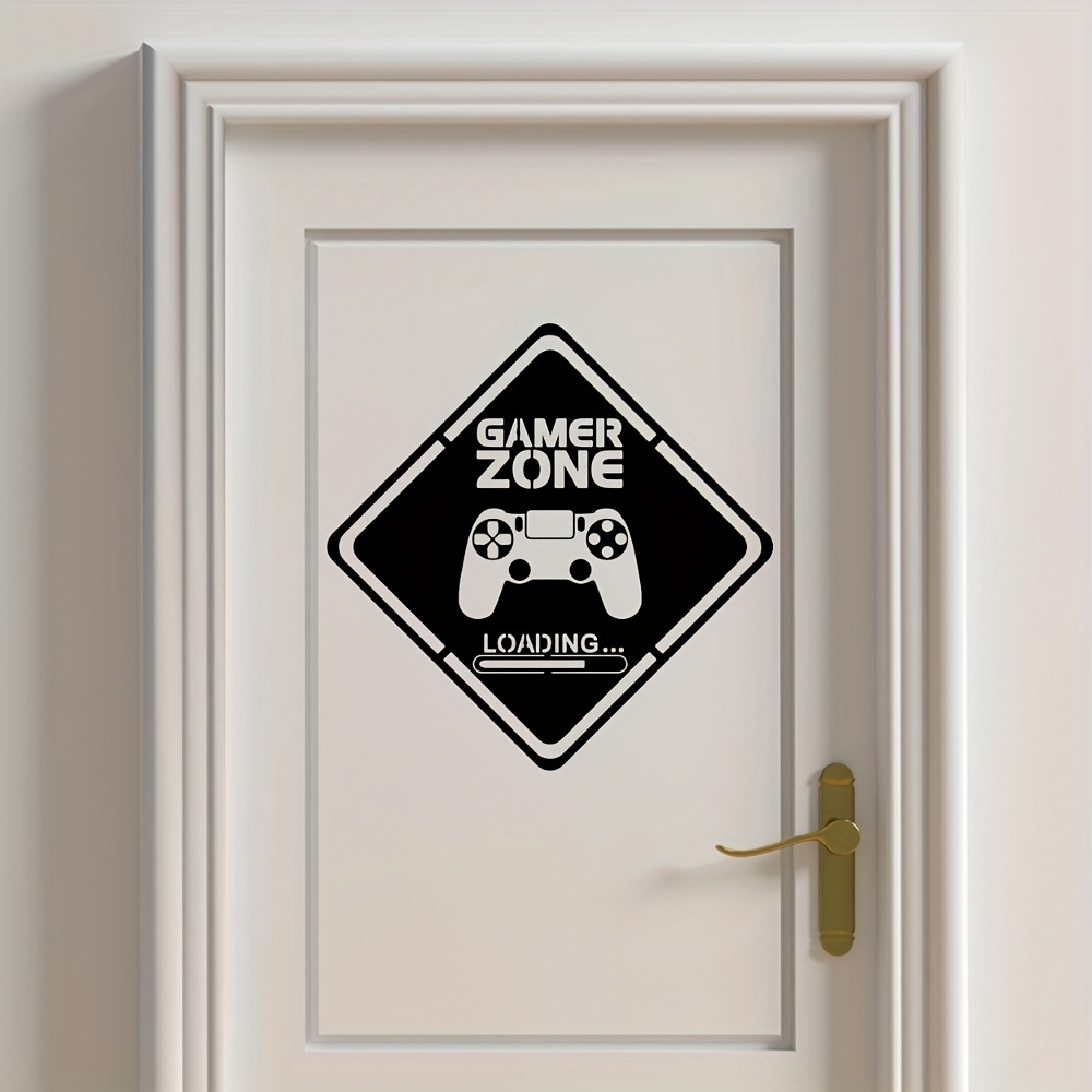 1pc Gamer Zone Door Decal Wall - Pc Gaming Quotes recension och pris