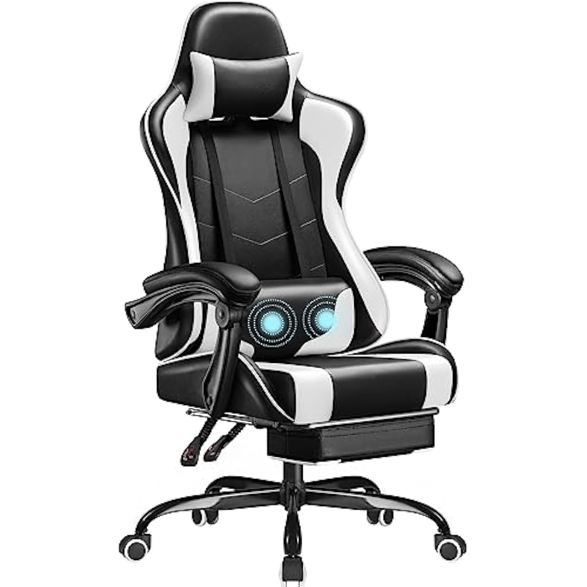 Gaming Chair with Adjustable H - Gaming Chair Lumbar Pillow recension och pris