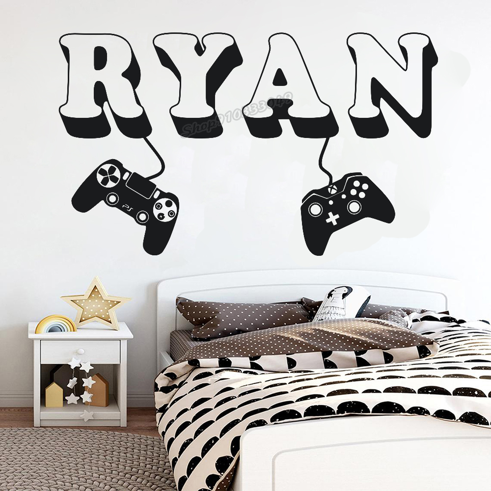 Gamer wall Sticker Custom Name - Pc Gaming Quotes recension och pris
