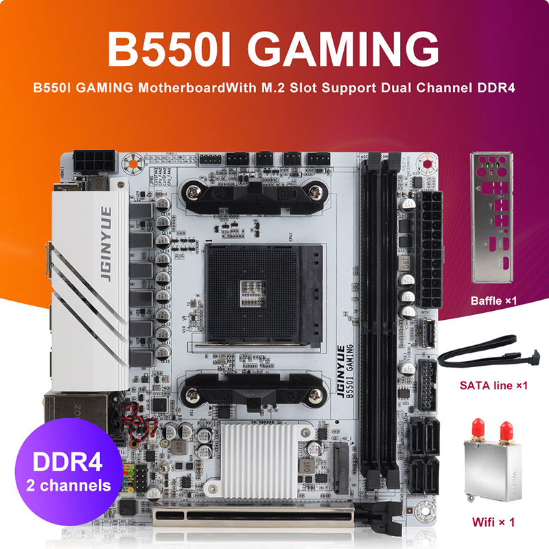JINGYUE B550I GAMING Motherboa - Pc Gaming Itx recension och pris