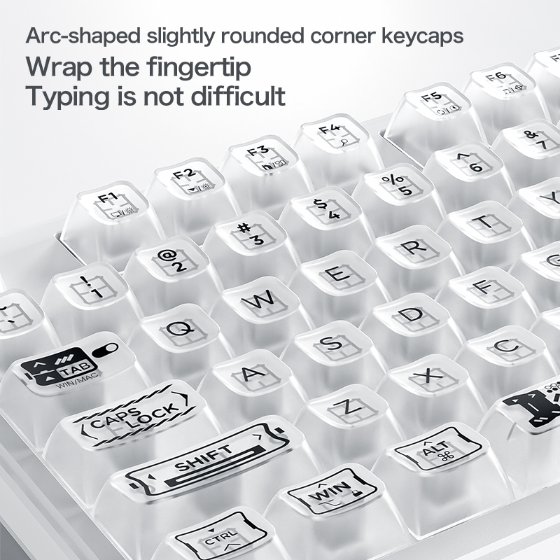 Wired RGB Transparent Keyboard - Anti-Ghosting Keyboard recension och pris