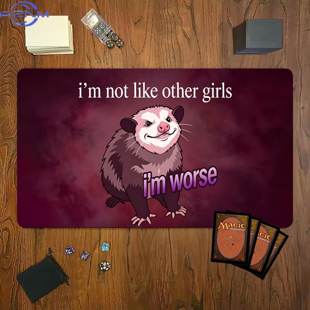 Funny Opossum Quote Playmat Ga - Pc Gaming Quotes recension och pris