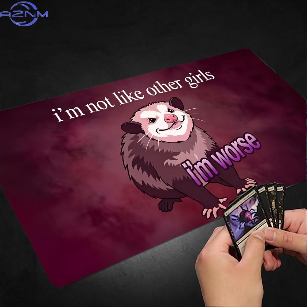 Funny Opossum Quote Playmat Ga - Pc Gaming Quotes recension och pris